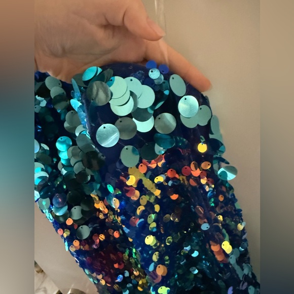 Blue Sequin Taylor Swift Eras Tour Dress M - Picture 8 of 8